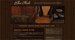 Desktop Screenshot of calounik-restaurator.cz